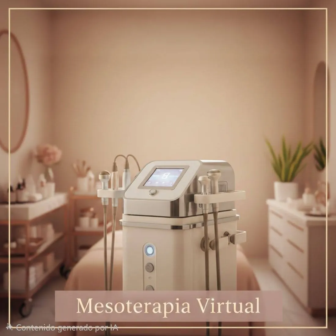 Cliente relajada durante un tratamiento facial en el centro de estética